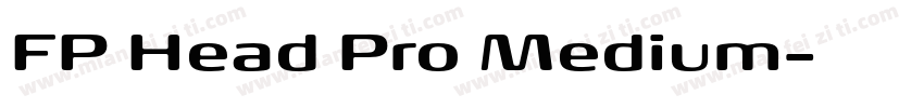 FP Head Pro Medium字体转换